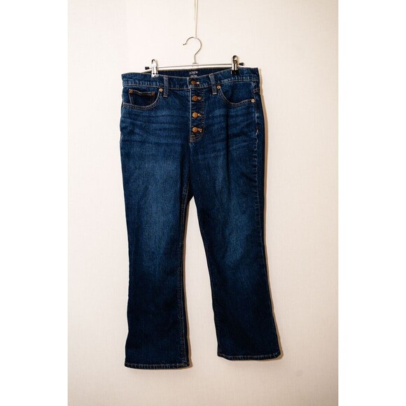 J. Crew womens jeans Mid-rise flare crop 30/25 - Picture 1 of 8